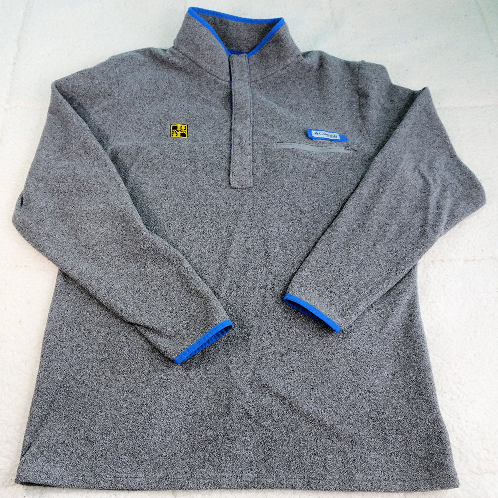 Columbia Hyster PFG Pullover Fleece Jacket Large